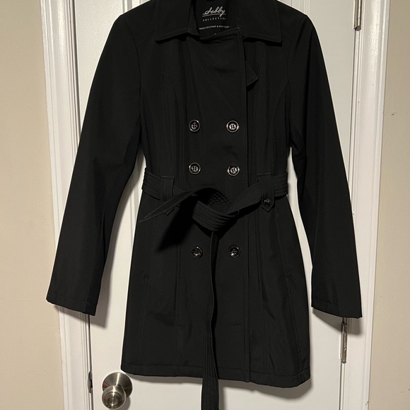 Never worn NWOT! Waterproof & Windproof Black Women's Trench Coat - Picture 1 of 3